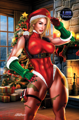 The LAB Dossier Holiday Fighter Cosplay - Cover Art by Fernando - Gallery Exclusive