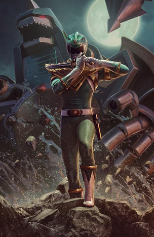 MIGHTY MORPHIN #2 - CARLOS DATTOLI - LIMITED VARIANT -(unmasked reveal of the new Green Ranger)