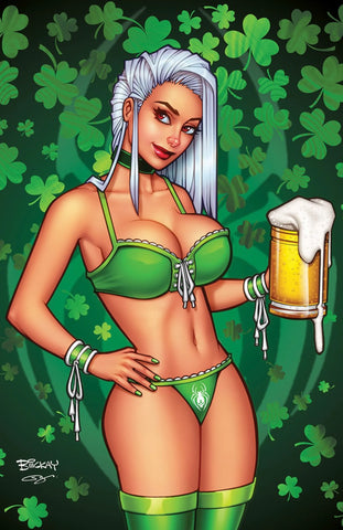 Signed White Widow 4 St. Patrick’s Day Exclusive Virgin Foil - Limited Variant