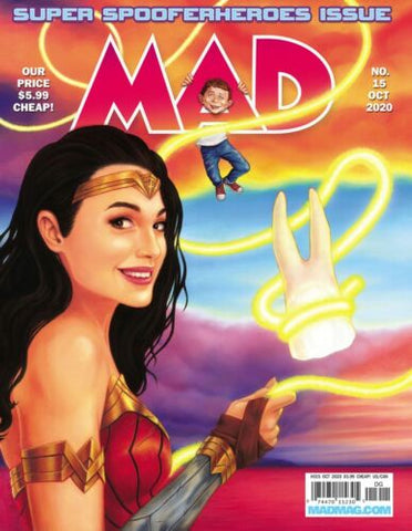 MAD Magazine #15 Oct 2020 Superhero Issue Wonder Woman TMNJ Drucker Tribute